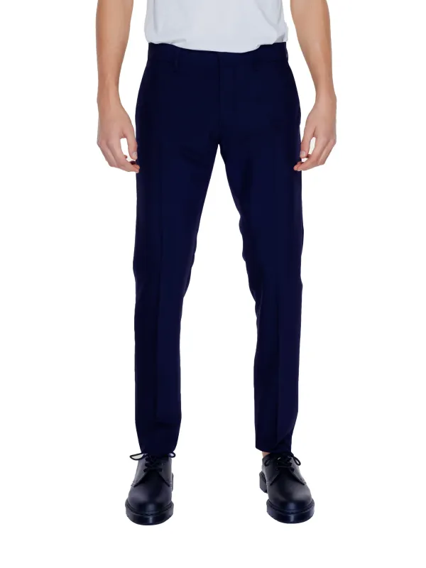Navyblaue Antony Morato Herrenhose mit Streifen