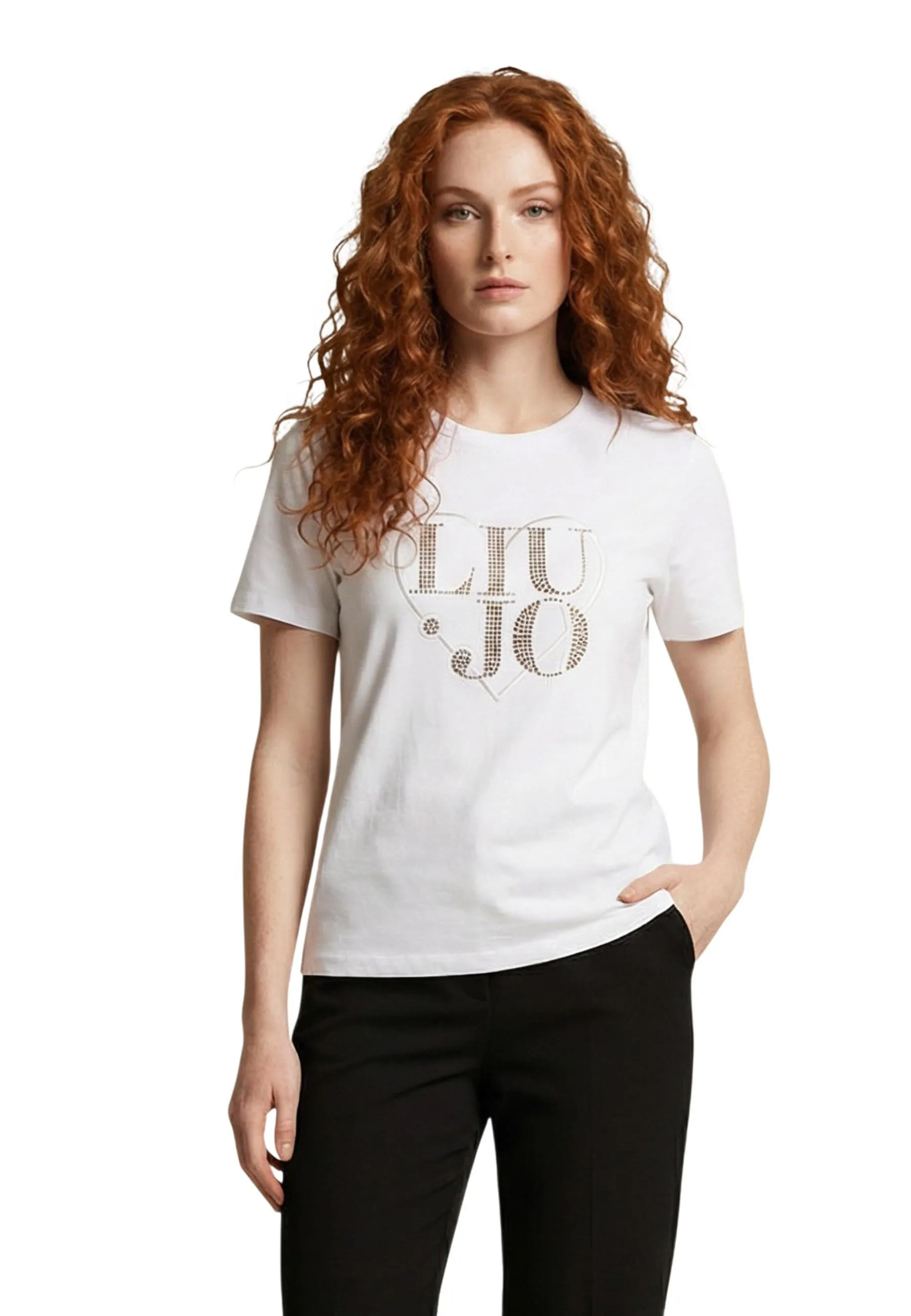 Liu Jo Damen T-Shirt Weiß 515646
