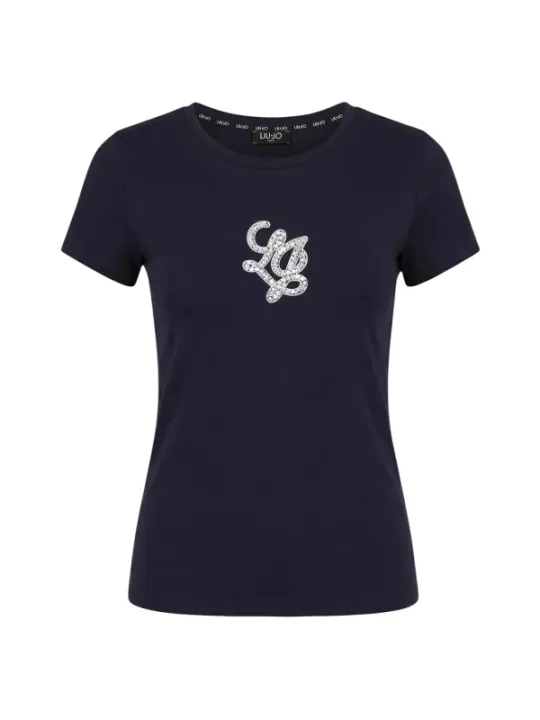 Liu Jo Damen T-Shirt Blau | online kaufen