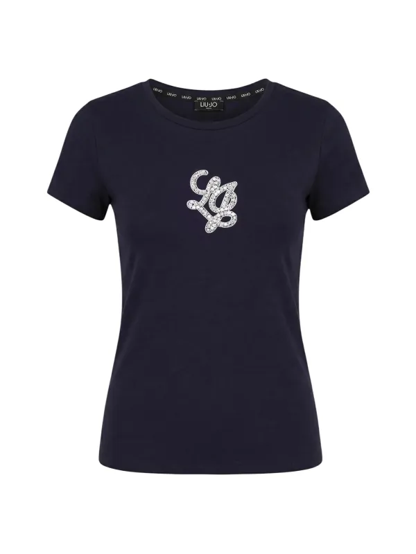 Liu Jo Damen T-Shirt Blau | online kaufen