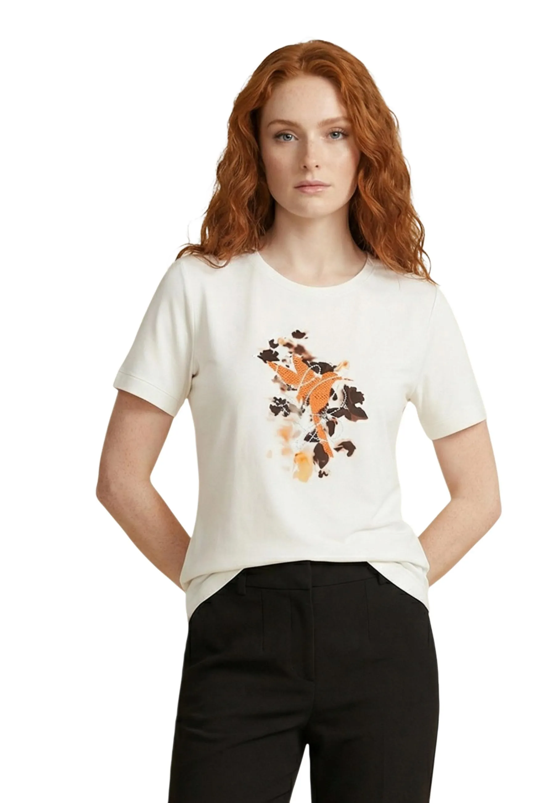 Liu Jo Damen T-Shirt Beige 515640