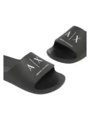 Armani Exchange Herren Pantolette Schwarz | online kaufen