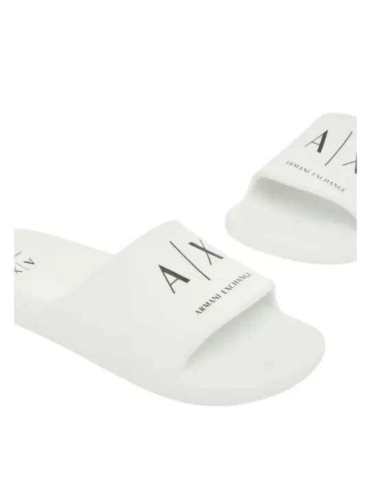 Armani Exchange Herren Pantolette Weiß | online kaufen