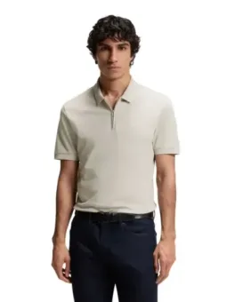 Boss Herren Polo Grau mieten - Flex-Fashion Verleih Shop