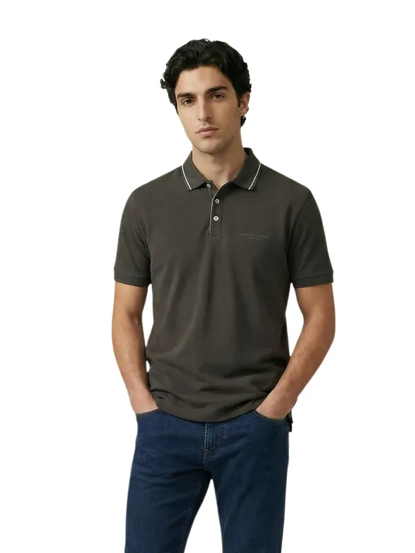 Armani Exchange Herren Polo Braun | online kaufen