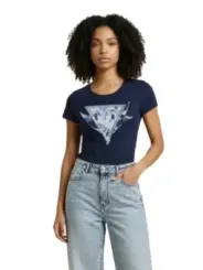 Guess Damen T-Shirt Blau | online kaufen