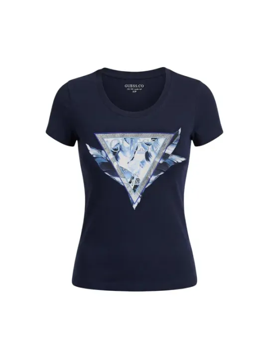 Guess Damen T-Shirt Blau | online kaufen