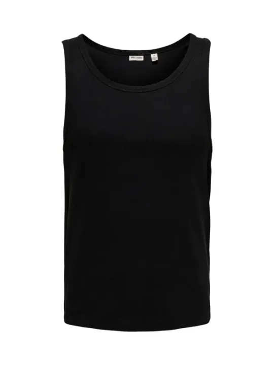 Only & Sons Herren Tank-Tops Schwarz | online kaufen