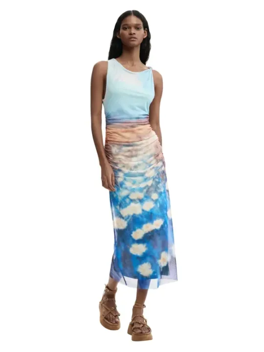 Desigual Damen Kleid Azurblau | online kaufen