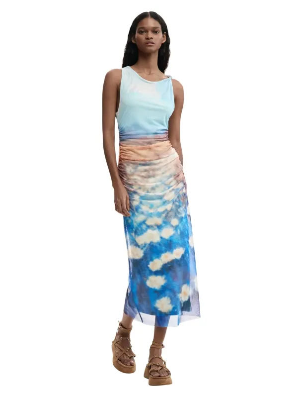 Desigual Damen Kleid Azurblau | online kaufen