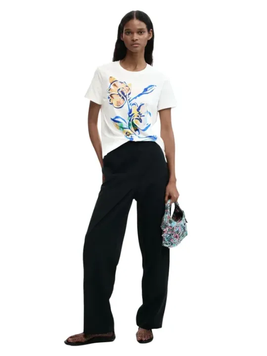 Desigual Damen T-Shirt Weiß | online kaufen