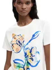 Desigual Damen T-Shirt Weiß | online kaufen