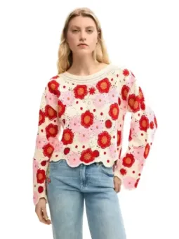Desigual Damen Pullover Beige mieten – Flex-Fashion Verleih