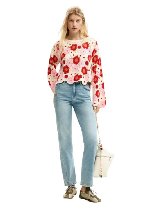 Desigual Damen Pullover Beige | online kaufen