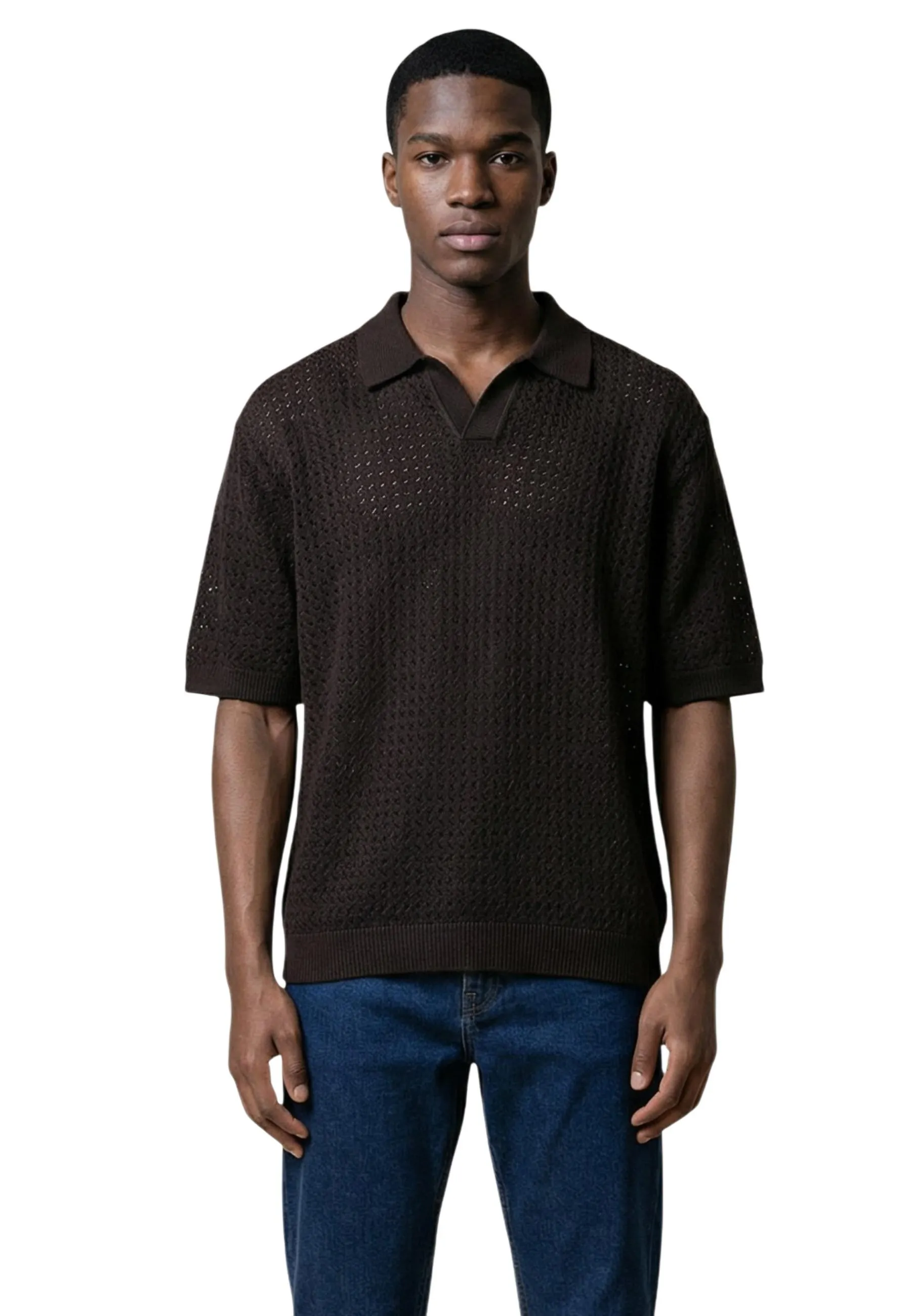 Herren Polo Braun 514672