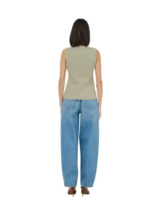 Jacqueline De Yong Damen Weste Beige | online kaufen