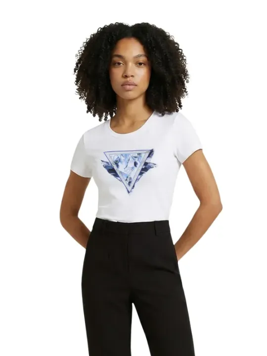 Guess Damen T-Shirt Weiß | online kaufen