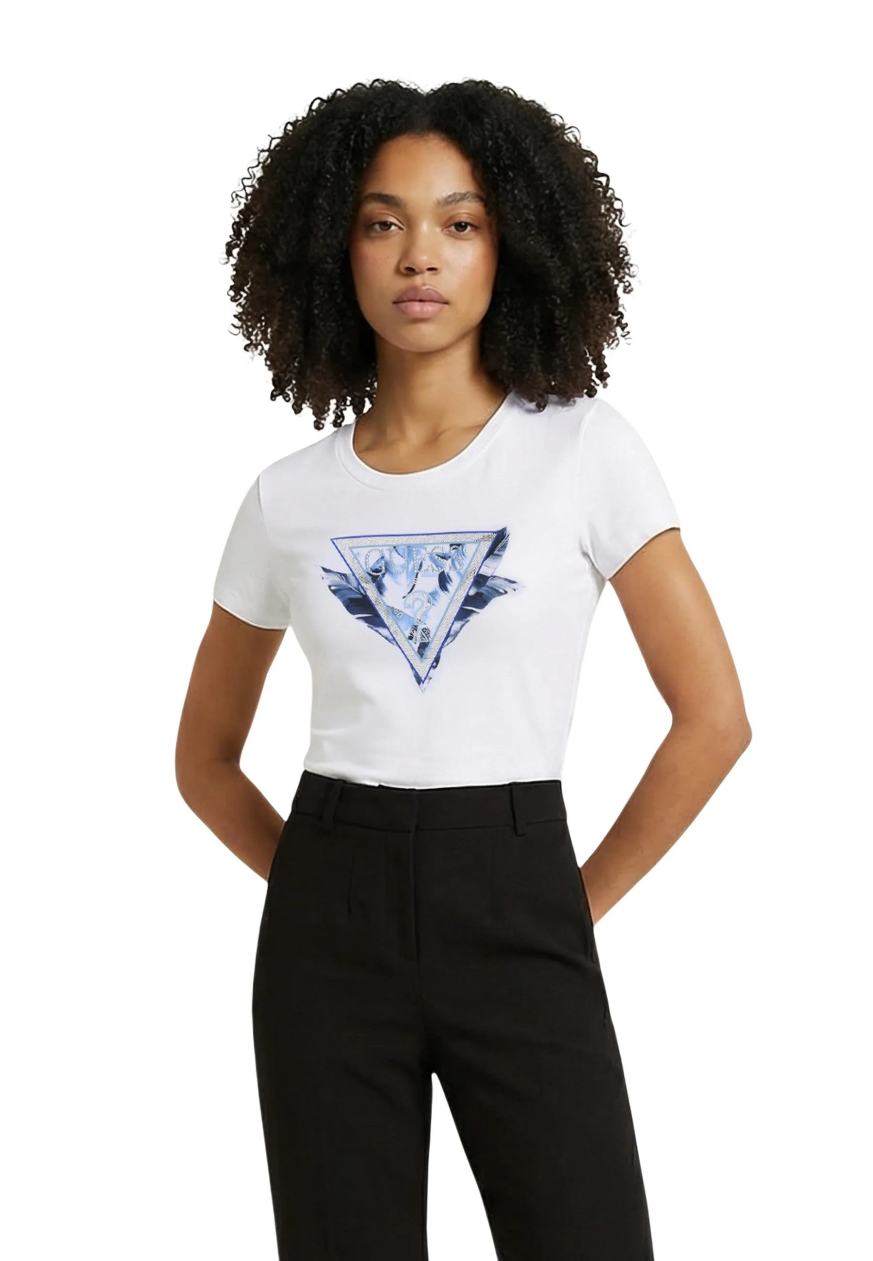 Guess Damen T-Shirt Weiß 515272