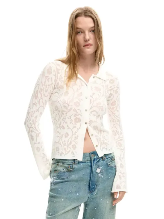 Desigual Damen Hemd Weiß | online kaufen