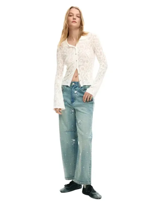 Desigual Damen Hemd Weiß | online kaufen