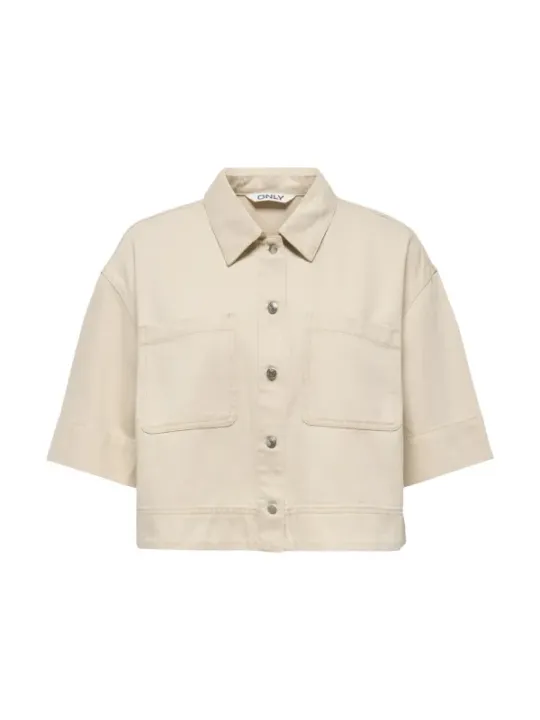 Only Damen Hemd Beige | online kaufen