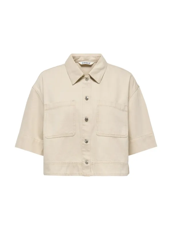 Only Damen Hemd Beige | online kaufen