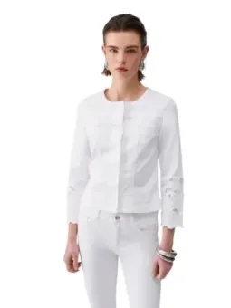 Liu Jo Damen Kostümjacken Weiß | online kaufen