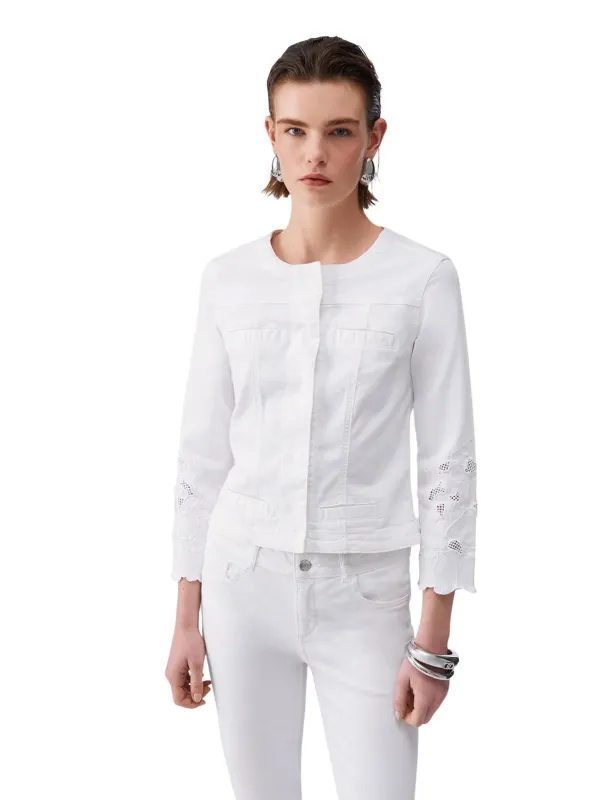 Liu Jo Damen Kostümjacken Weiß | online kaufen