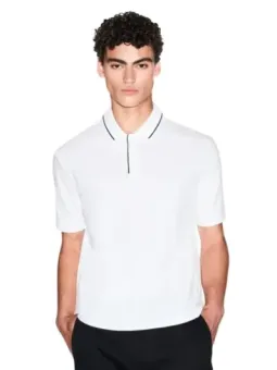 Armani Exchange Herren Polo Weiß mieten | Flex-Fashion Verleih