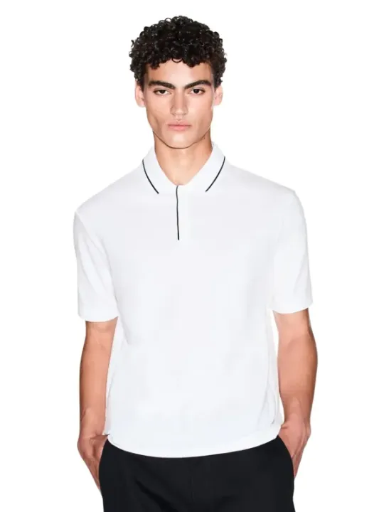 Armani Exchange Herren Polo Weiß | online kaufen