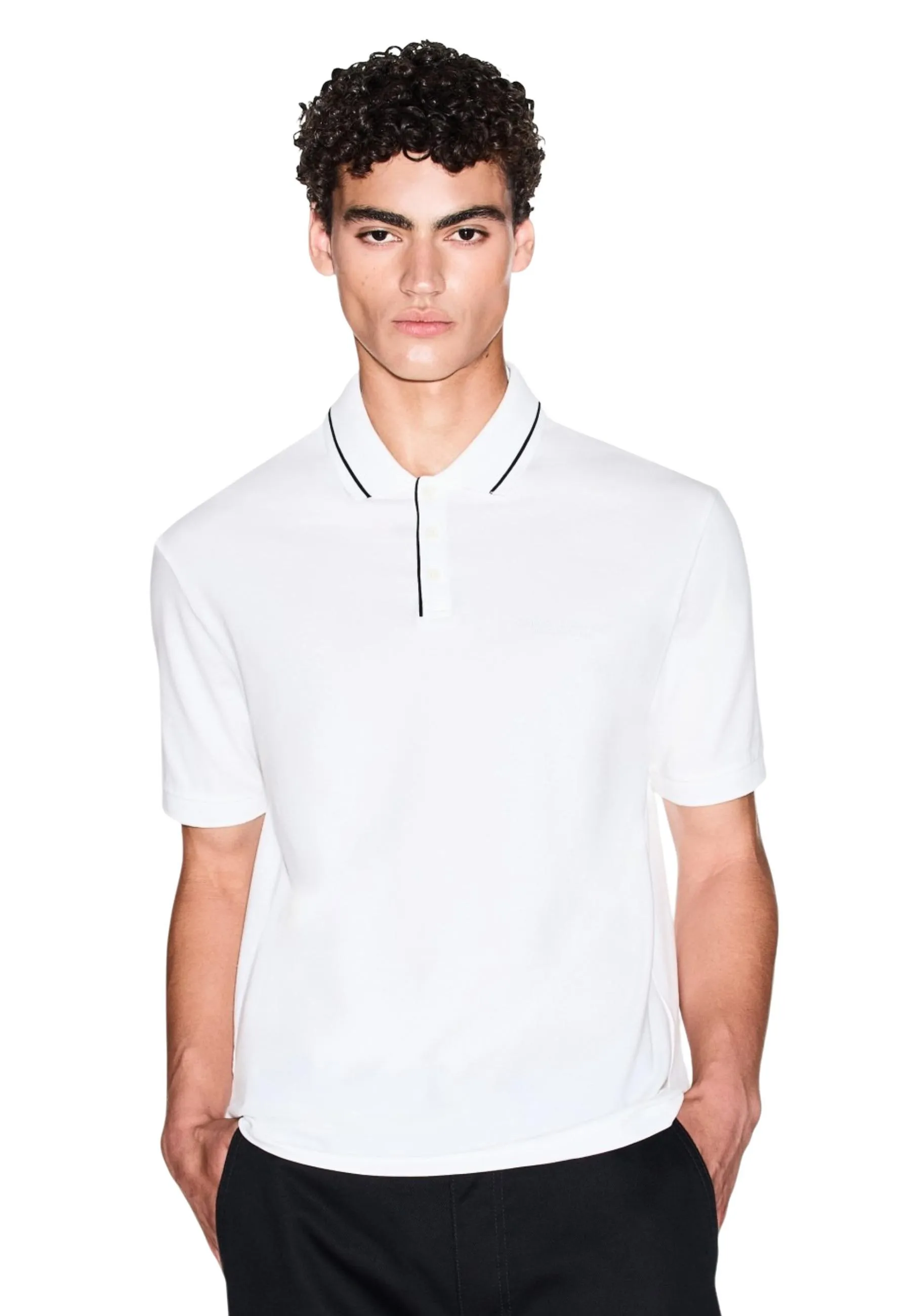 Herren Polo Weiß 515453