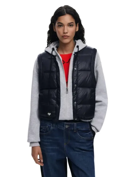 Desigual Damen Fleece Grau | online kaufen