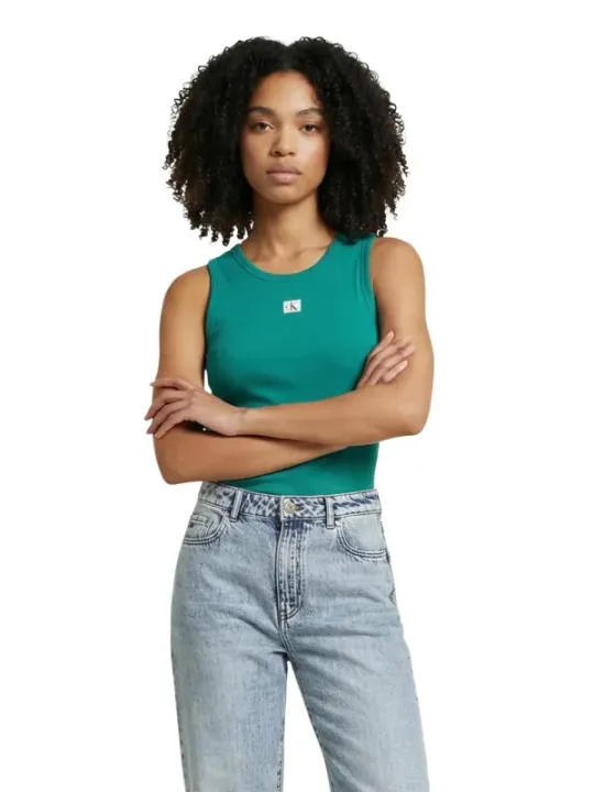 Calvin Klein Jeans Damen Tank-Tops Grün | online kaufen