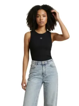 Calvin Klein Damen Tanktops Schwarz mieten - Flex-Fashion