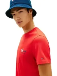 Tommy Hilfiger Jeans Herren T-Shirt Rot | online kaufen