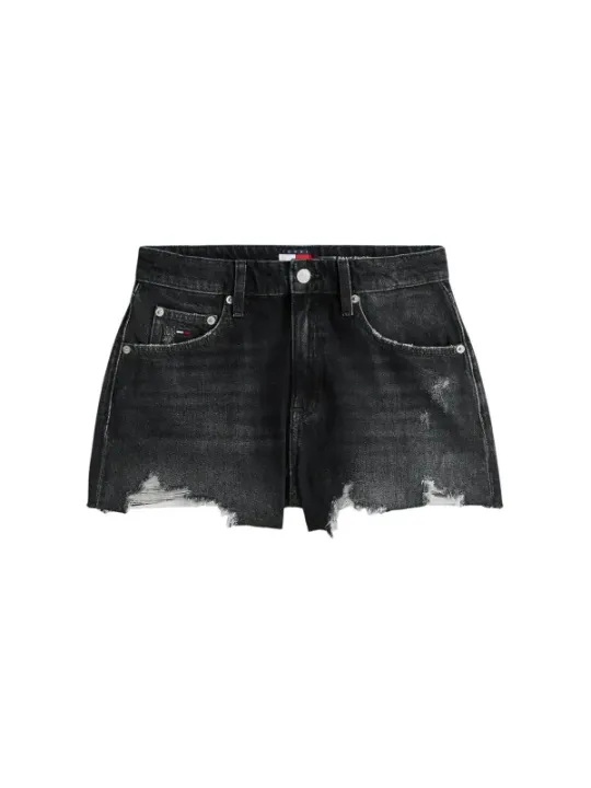 Tommy Hilfiger Jeans Damen Shorts Schwarz | online kaufen