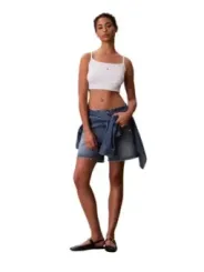 Calvin Klein Jeans Damen Top Weiß | online kaufen