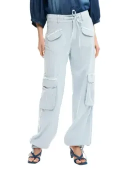 Desigual Damen Hose Azurblau | online kaufen