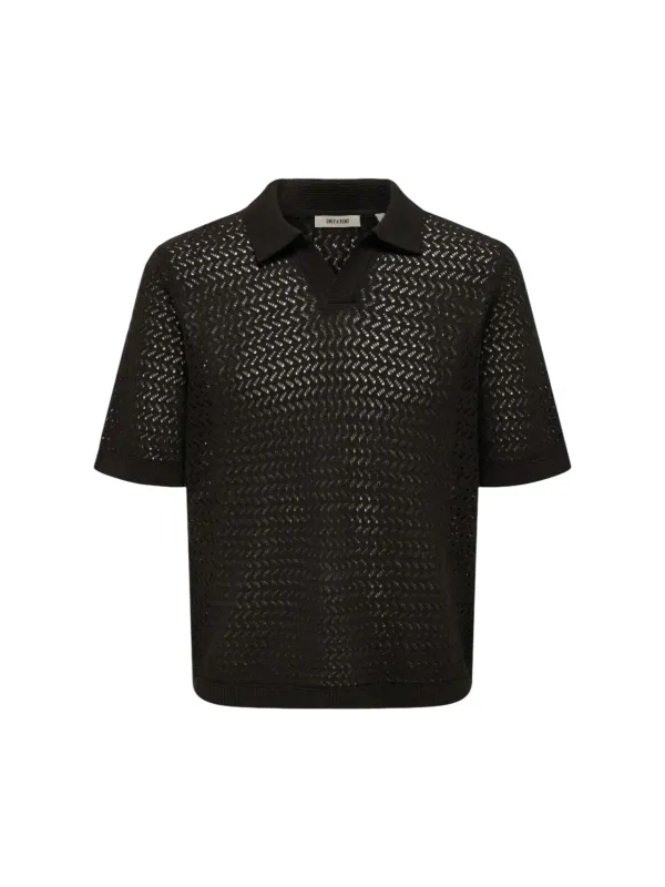 Only & Sons Herren Polo Schwarz | online kaufen