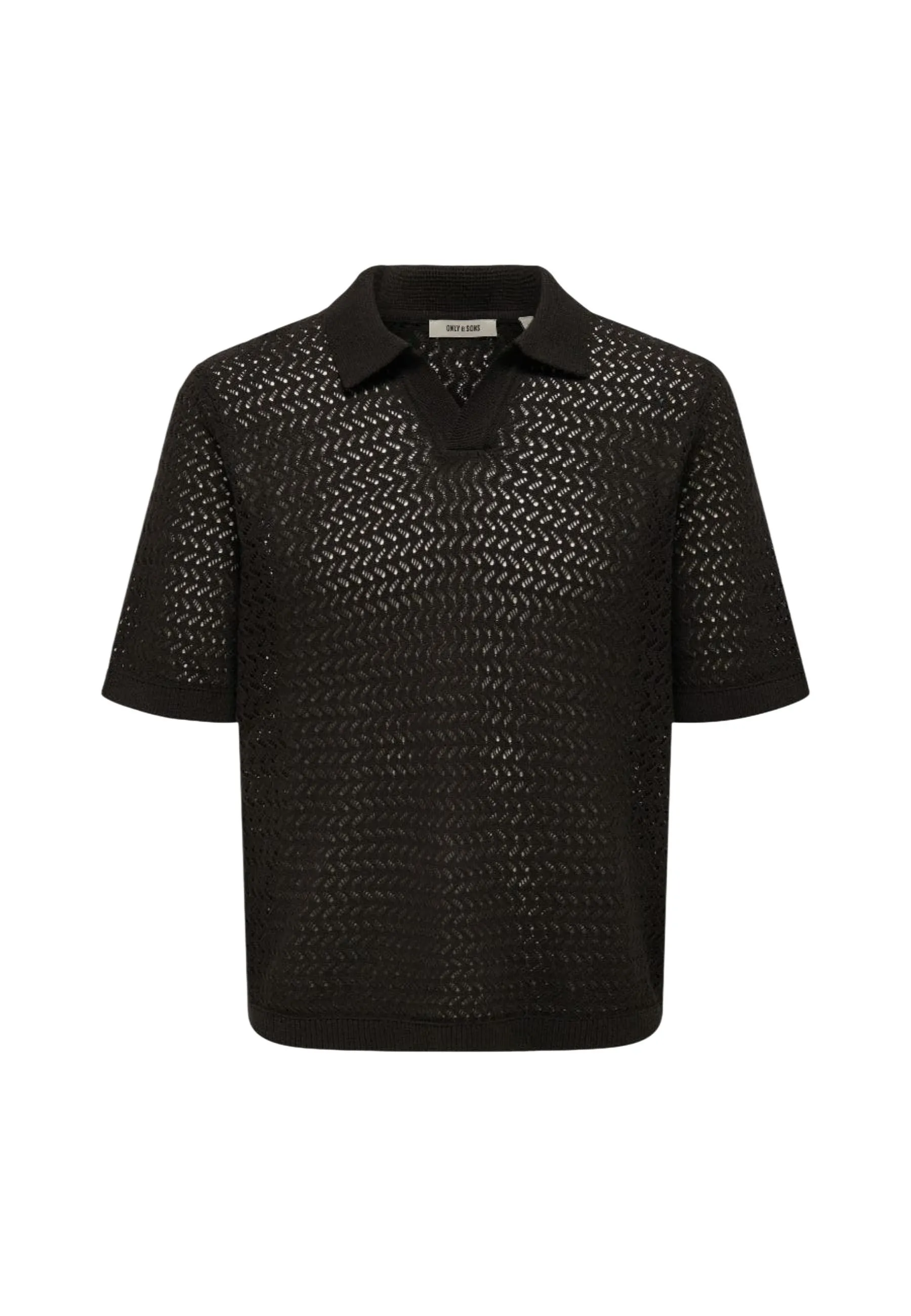 Herren Polo Schwarz 514671