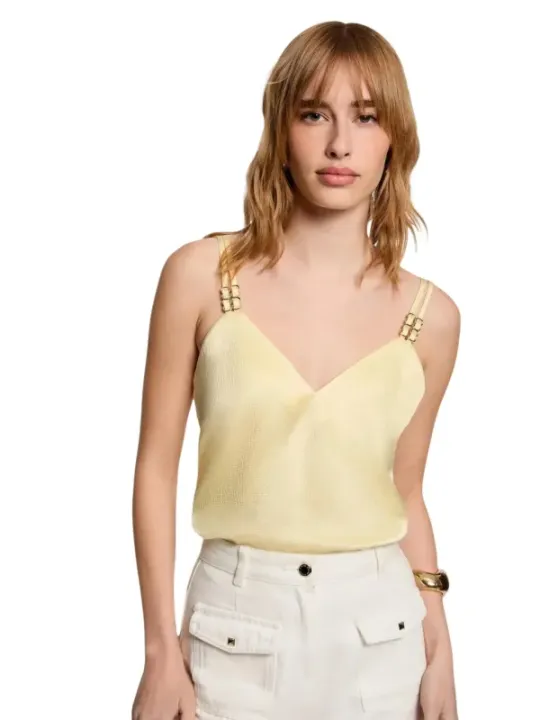 Morgan De Toi Damen Top Gelb | online kaufen