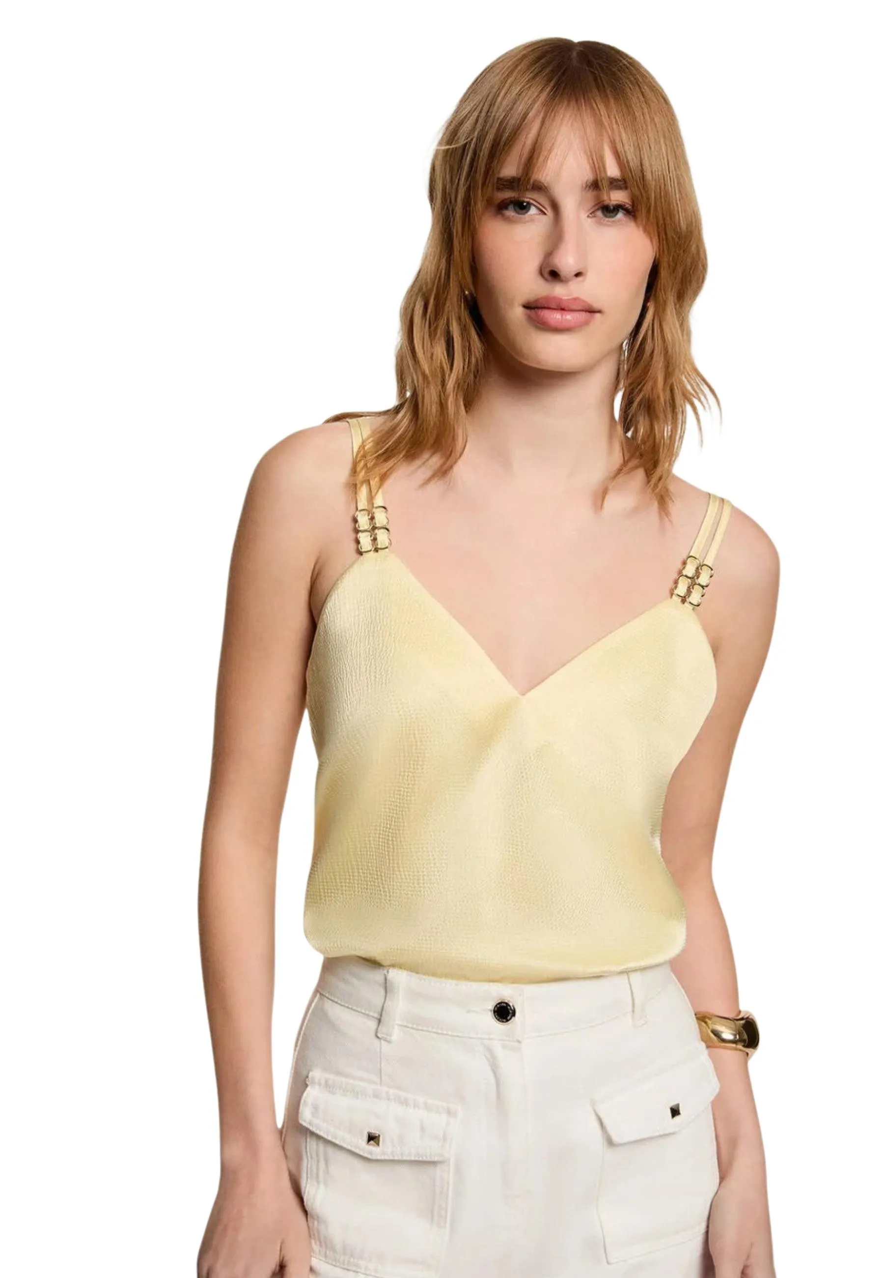 Morgan De Toi Damen Top Gelb 514663