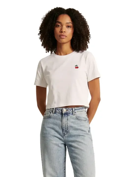 Jacqueline De Yong Damen T-Shirt Weiß | online kaufen