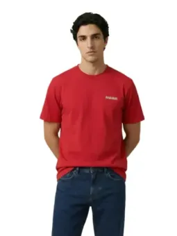 Napapijri Herren T-Shirt Rot mieten | Flex-Fashion Verleih