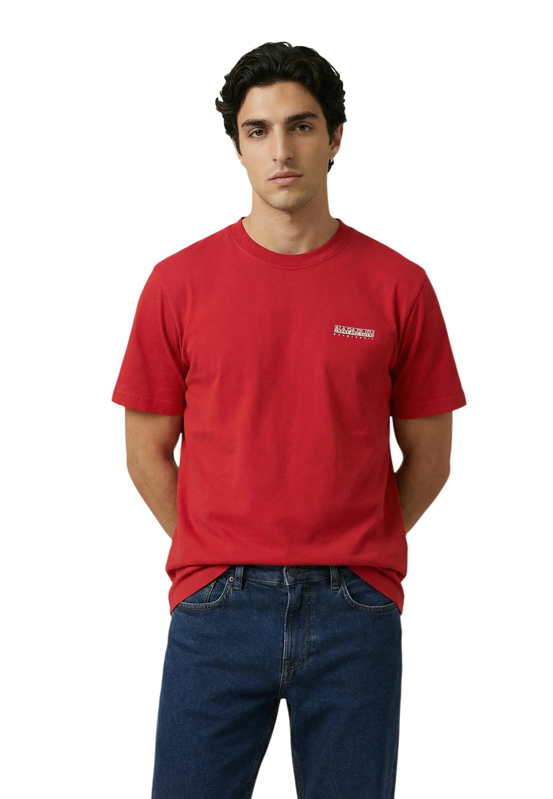 Napapijri Herren T-Shirt Rot 514661