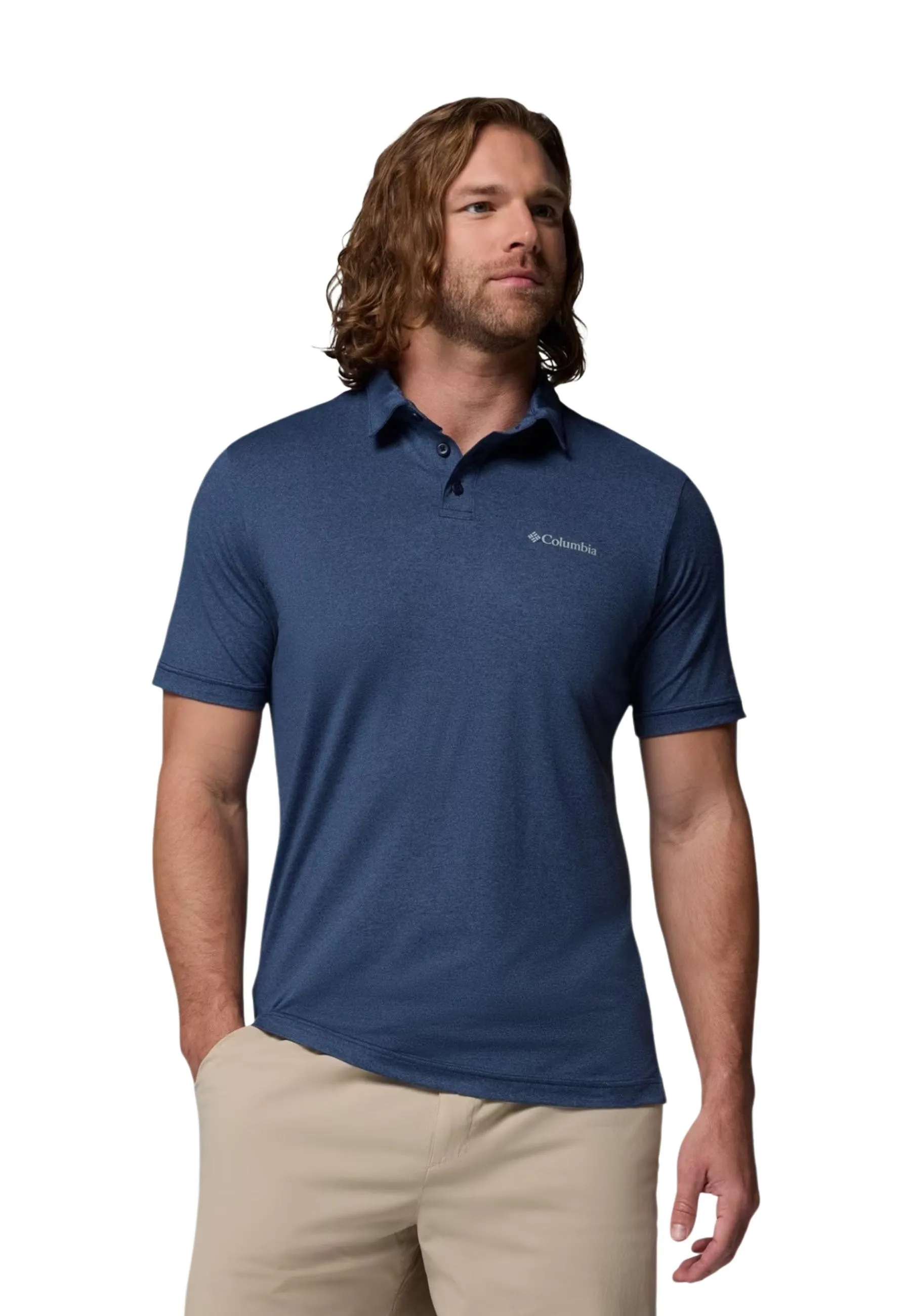 Columbia Herren Polo Blau 515694