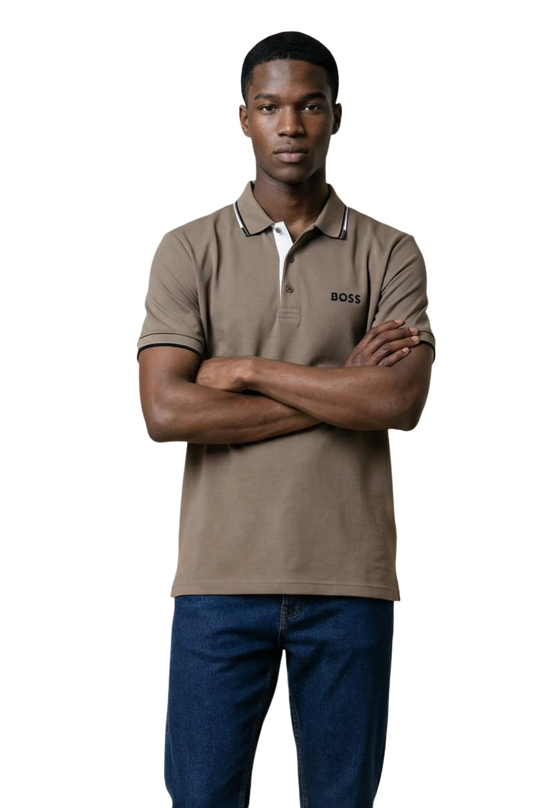 Boss Herren Polo Beige 515489