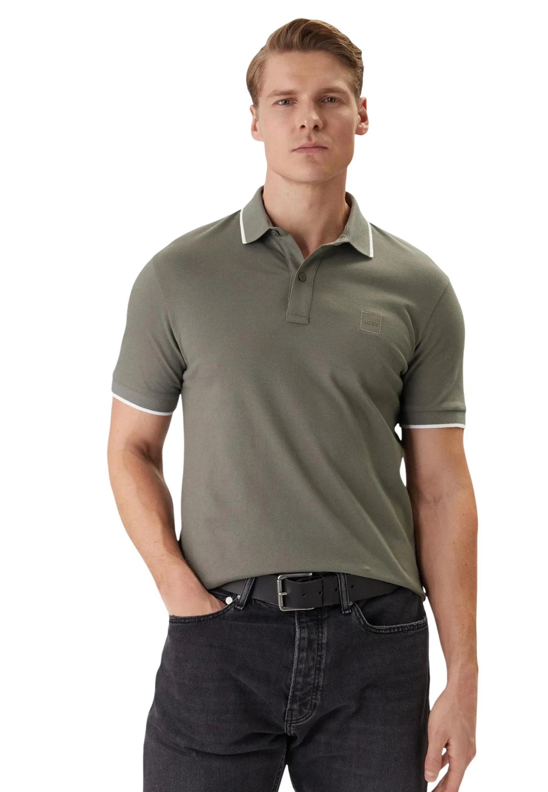 Boss Herren Polo Grau 515487