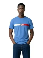 Tommy Hilfiger Jeans Herren T-Shirt Türkis | online kaufen