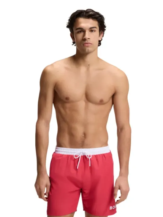 Boss Herren Badehose Korallenfarben | online kaufen